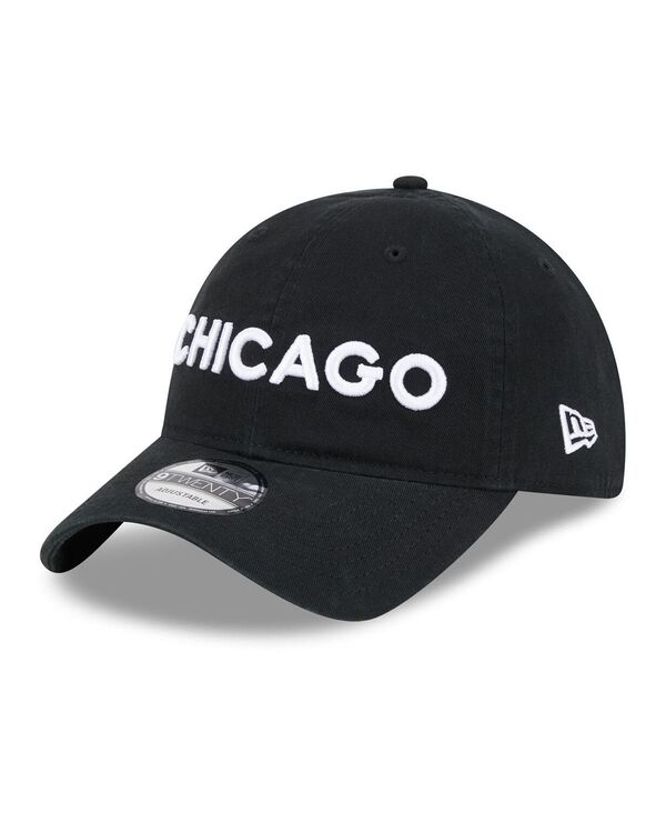 【送料無料】 ニューエラ メンズ 帽子 アクセサリー Men's Black Chicago Bulls 2023/24 City Edition 9TWENTY Adjustable Hat Black