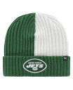  47ブランド メンズ 帽子 アクセサリー Men's Green New York Jets Fracture Cuffed Knit Hat Green