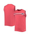 【送料無料】 ニューエラ メンズ タンクトップ トップス Men's Red New England Patriots Brushed Sleeveless T...
