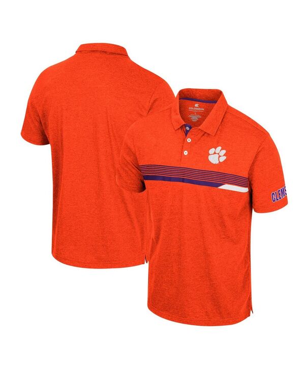 【送料無料】 コロシアム メンズ ポロシャツ トップス Men's Orange Clemson Tigers No Problemo Polo Shirt Orange
