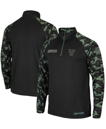 【送料無料】 コロシアム メンズ ジャケット・ブルゾン アウター Men's Black Villanova Wildcats OHT Military-Inspired Appreciation Take Flight Raglan Quarter-Zip Jacket Black 【送料無料】 コロシアム メンズ ジャケット・ブルゾン アウター Men's Black Villanova Wildcats OHT Military-Inspired Appreciation Take Flight Raglan Quarter-Zip Jacket Black