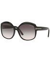 【送料無料】 トム・フォード レディース サングラス・アイウェア アクセサリー Women's FT0919 Sunglasses TR001371 Black Shiny