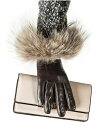yz ~I}I fB[X  ANZT[ Women's Fur Strength Touchscreen Sheepskin Glove Amber