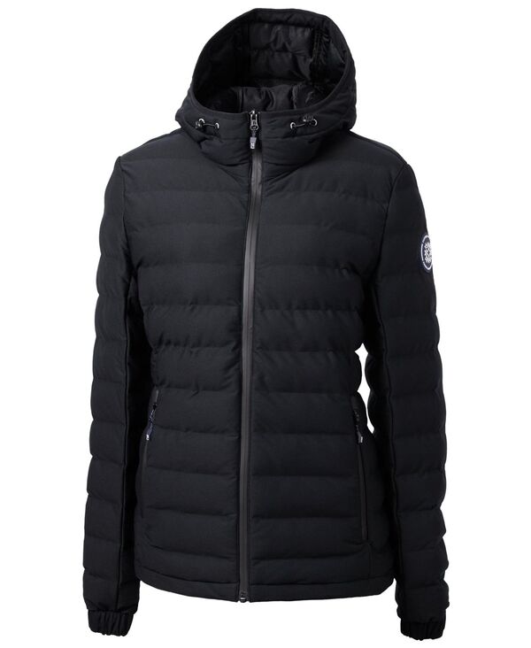 【送料無料】 カッターアンドバック レディース ジャケット・ブルゾン ダウンジャケット アウター Mission Ridge Repreve Eco Insulated Womens Puffer Jacket Black