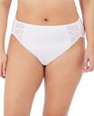 【送料無料】 エロミ レディース パンツ アンダーウェア Women's Plus Size Cate Brief Underwear EL4035 White