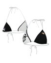 【送料無料】 ジースリー フォーハー バイ カール バンクス レディース トップのみ 水着 Women's Black White LSU Tigers Pla...