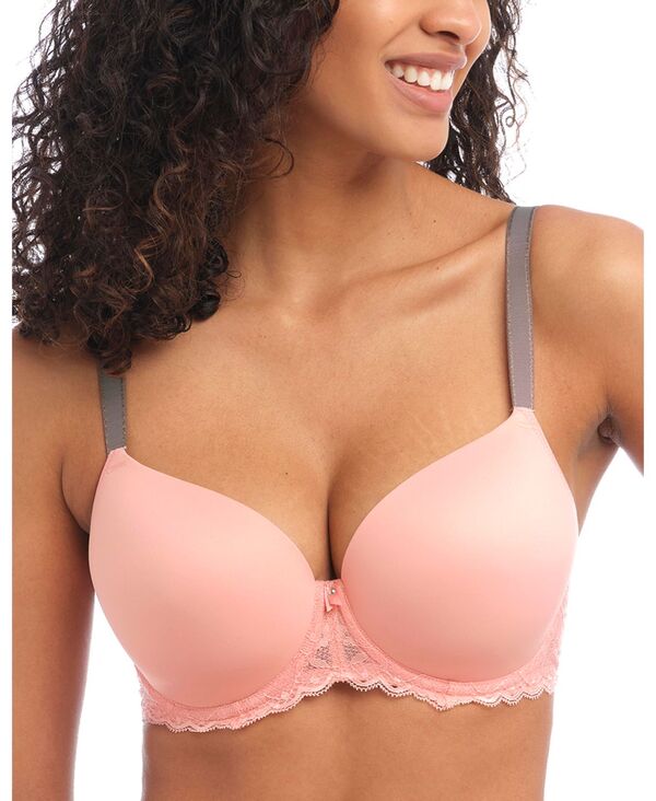 【送料無料】 フレイヤ レディース Tシャツ トップス Women's Offbeat Underwire Demi T-shirt Bra AA5450 Rosehip