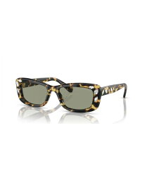 【送料無料】 スワロフスキー レディース サングラス・アイウェア アクセサリー Women's Sunglasses SK6008 Medium Havana