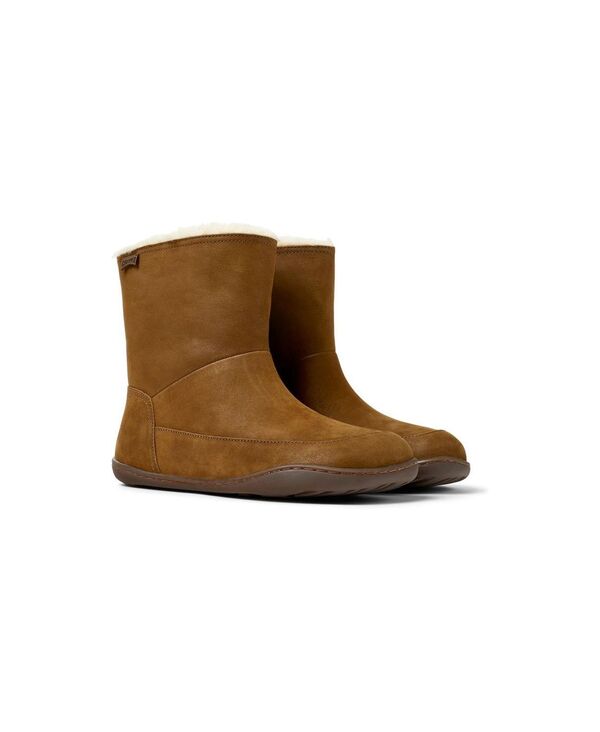 カンペール ブーツ レディース 【送料無料】 カンペール レディース ブーツ・レインブーツ シューズ Women's Peu Cami Boots Brown