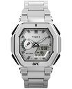 yz ^CbNX Y rv ANZT[ UFC Men's Colossus Analog-Digital Silver-Tone Stainless Steel Watch 45mm Silver-Tone