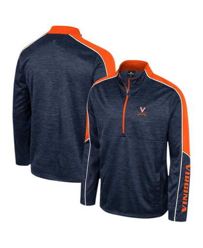 【送料無料】 コロシアム メンズ ジャケット・ブルゾン アウター Men's Navy Virginia Cavaliers Marled Half-Zip Jacket Navy 【送料無料】 コロシアム メンズ ジャケット・ブルゾン アウター Men's Navy Virginia Cavaliers Marled Half-Zip Jacket Navy