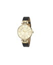 【送料無料】 ジョーンズニューヨーク レディース 腕時計 アクセサリー Women's Black Silicone Strap Watch 34mm Gold...