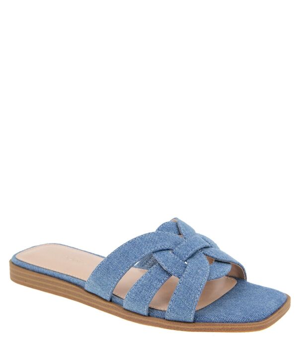 【送料無料】 BCBジェネレーション レディース サンダル シューズ Women's Meltem Slide Flat Sandal Denim