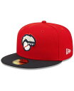 【送料無料】 ニューエラ メンズ 帽子 アクセサリー Men's Red New Hampshire Fisher Cats Authentic Collection Team Alternate 59FIFTY Fitted Hat Red(4)