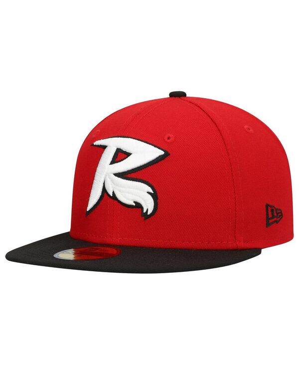 【送料無料】 ニューエラ メンズ 帽子 アクセサリー Men's Red Richmond Flying Squirrels Authentic Collection Team Alternate 59FIFTY Fitted Hat Red
