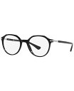 【送料無料】 ペルソル メンズ サングラス・アイウェア アクセサリー Unisex Eyeglasses PO3253V Black(4)