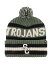 ̵ 47֥  ˹ ꡼ Men's Green USC Trojans OHT Military-Inspired Appreciation Bering Cuffed Knit Hat with Pom Green