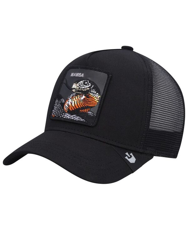 グーリン ブラザーズ 【送料無料】 グーリンブラザーズ メンズ 帽子 アクセサリー Men's Black Mamba Adjustable Trucker Hat Black