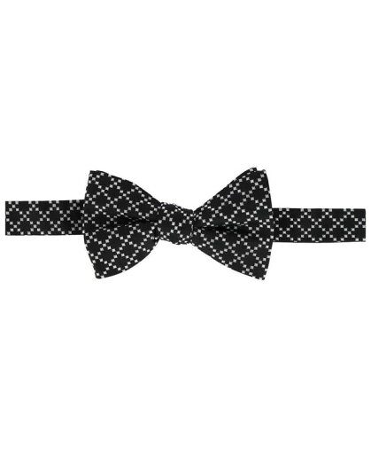 【送料無料】 トラファルガー メンズ ネクタイ アクセサリー Rowan Geometric Pattern Silk Bow Tie Black 【送料無料】 トラファルガー メンズ ネクタイ アクセサリー Rowan Geometric Pattern Silk Bow Tie Black