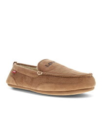 【送料無料】 リーバイス メンズ サンダル シューズ Men's Harlin 2 Memory Foam Moccasin Slippers Tan