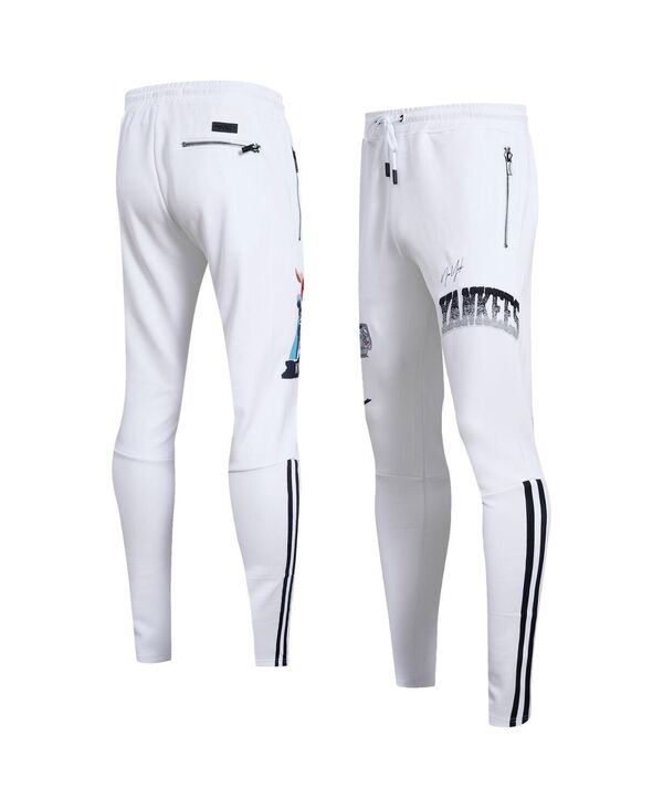【送料無料】 プロスタンダード メンズ カジュアルパンツ ボトムス Men's White New York Yankees Hometown Track Pants White