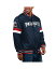 【送料無料】 スターター メンズ ジャケット・ブルゾン アウター Men's Navy New England Patriots Home Game Satin Full-Snap Varsity Jacket Navy