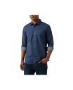 【送料無料】 ダナ キャラン ニューヨーク メンズ シャツ トップス Men's Remy Stretch Poplin Long Sleeve Shirt Deep dive