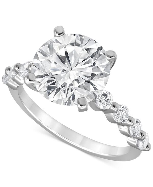 【送料無料】 バッジェリーミシュカ レディース リング アクセサリー Certified Lab Grown Diamond Engagement Ring (4-1/2 ct. t.w.) in 14k White Gold White Gold