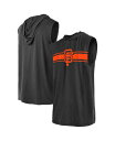 【送料無料】 ニューエラ メンズ パーカー スウェット フーディー アウター Men 039 s Black San Francisco Giants Sleeveless Pullover Hoodie Black