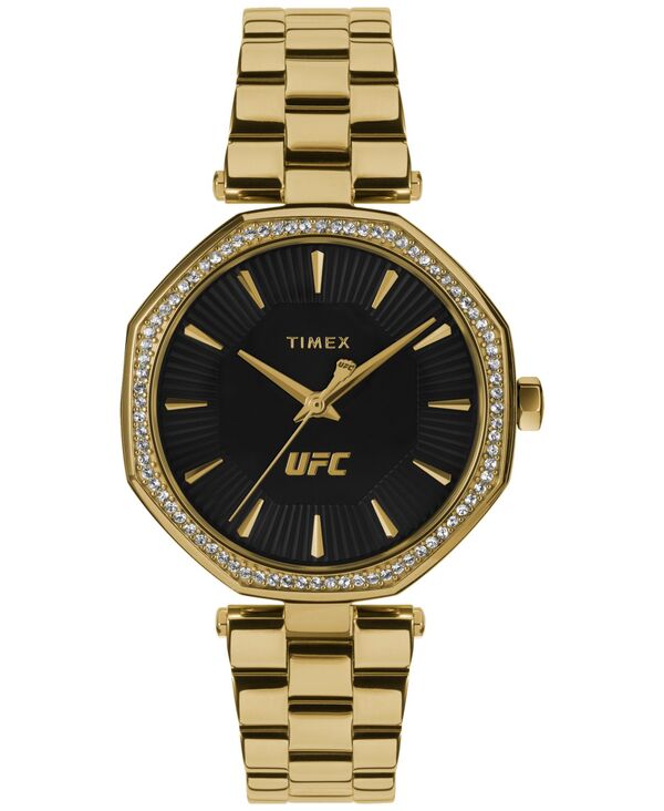 【送料無料】 タイメックス レディース 腕時計 アクセサリー UFC Women's Jewel Analog Gold-Tone Stainless Steel Watch 36mm Gold-Tone