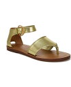 【送料無料】 フランコサルト レディース サンダル シューズ Ruth Ankle Strap Sandals Metallic Green Faux Leather