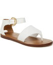 【送料無料】 フランコサルト レディース サンダル シューズ Ruth Ankle Strap Sandals White Faux Leather