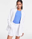 【送料無料】 バースリー レディース ジャケット ブルゾン ブレザー アウター Women 039 s Two-Button Blazer Created for Macy 039 s White