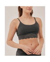 【送料無料】 パクト レディース ブラジャー アンダーウェア Organic Cotton Lace Smooth Cup Bralette Charcoal ...