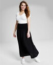 yz AhmEfBX fB[X XJ[g {gX Women's Smocked Waist Maxi Skirt Black