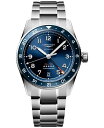 yz W Y rv ANZT[ Men's Swiss Automatic Spirit Zulu Time Stainless Steel Bracelet Watch 39mm Silver And Blue Ceramic Bezel