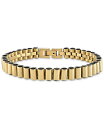 【送料無料】 エスクァイア メンズ ブレスレット・バングル・アンクレット アクセサリー Black Spinel Cylinder Link Bracelet ...