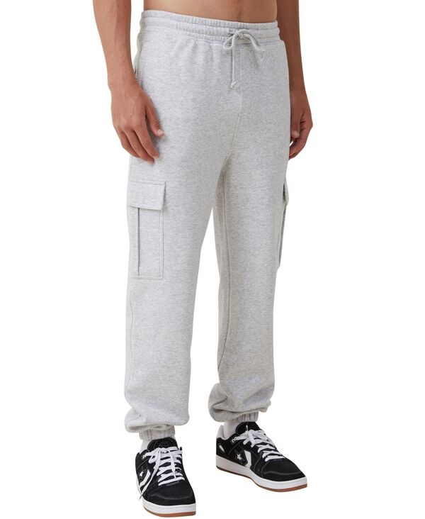 【送料無料】 コットンオン メンズ カジュアルパンツ ボトムス Men 039 s Cargo Loose Fit Track Pants Gray Marle