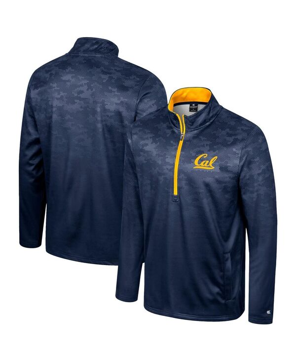 【送料無料】 コロシアム メンズ ジャケット・ブルゾン アウター Men's Navy Cal Bears The Machine Half-Zip Jacket Navy