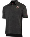【送料無料】 コロシアム メンズ ポロシャツ トップス Men's Heathered Black Boston College Eagles Down Swing Polo Heather Black(4)