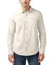 【送料無料】 バッファロー デイビッド ビトン メンズ ニット セーター アウター Men 039 s Sagrani Solid Button-Down Shirt Milk