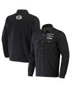  ファナティクス メンズ ジャケット・ブルゾン アウター Men's NFL x Darius Rucker Collection by Charcoal Green Bay Packers Shacket Full-Snap Jacket Charcoal