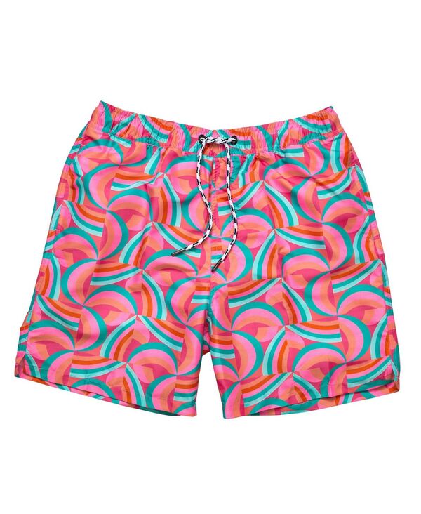 【送料無料】 スナッパーロック メンズ ハーフパンツ・ショーツ 水着 Men's Geo Melon Sustainable Swim Short Open Miscellaneous