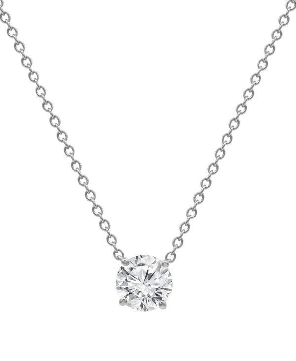 yz obWF[~VJ fB[X lbNXE`[J[Ey_ggbv ANZT[ Lab Grown Certified Diamond Solitaire Pendant Necklace (1-1/2 ct. t.w.) in 14k Gold 16