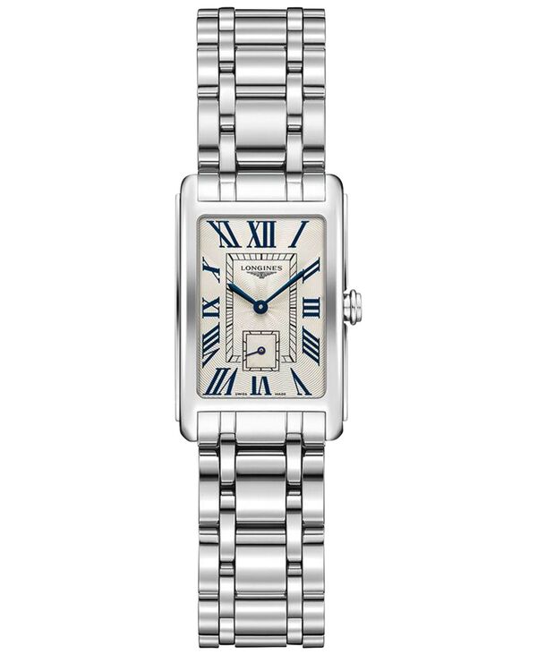 ロンジン 【送料無料】 ロンジン レディース 腕時計 アクセサリー Women's Swiss DolceVita Stainless Steel Bracelet Watch 21x32mm No Color