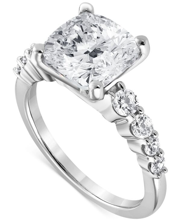̵ Хå꡼ߥ奫 ǥ  ꡼ Lab Grown Certified Diamond Cushion Engagement Ring (5-1/2 ct. t.w.) in 14k Gold White Gold