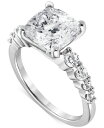【送料無料】 バッジェリーミシュカ レディース リング アクセサリー Lab Grown Certified Diamond Cushion Engagemen...