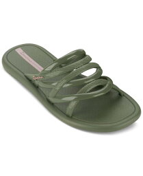 【送料無料】 イパネマ レディース サンダル シューズ Women's Sol Strappy Slide Sandals Green