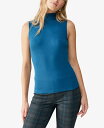 【送料無料】 サンクチュアリー レディース ニット・セーター アウター Essential Sleeveless Mock-Neck Sweater Blue Jewel