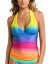 【送料無料】 ラブランカ レディース トップのみ 水着 Women's Setting Sun Halter Tankini Top Ombre/multi